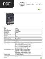 Product Data Sheet: Circuit Breaker Compact NSX250F - TMD - 250 A - 3 Poles 3d