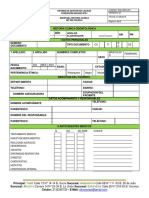 Formato Historia Clinica Institucional Odontologia