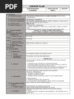 Lesson Plan: Grade Level 8 Quarter/Domain 1 Quarter Week & Day No. Week 7 Page No