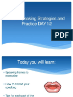 IELTS Speaking Strategies and Practice DAY1-2