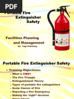 Portable Fire Extinguisher Safety: Facilities Planning and Management