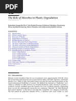 (DEVI Et Al., 2016) The Role of Microbes in Plastic Degradation