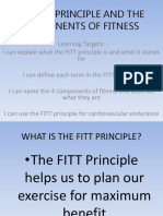 The Fitt Principle and The Components of Fitness