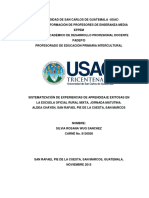 Etapa 6, Estructura Del Informe Final de La Sistem. EAX