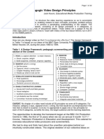 Pedagogic Video Design Principles PDF