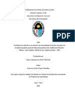 Autoestima y Aprendizaje en El Aprendizaje de La Lectoescritura