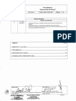 Procedimiento "Intervención de Duetos" P0.044: Tabla de Ediciones Revisión Fecha Motivo de La Revisión