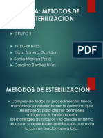 Metodos de Esterilizacion