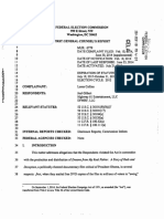 Federal Election Commission 999 E Street, NW Washington, DC 20463 First General Counsel'S Report