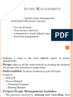 Roject Cope Anagement: Elements of Project Scope Management Associated With Project Success