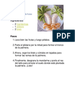 Palmera Tropical de Frutas