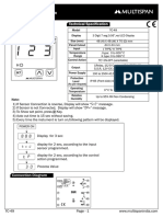 Operating Manual: Technical Specification Technical Specification