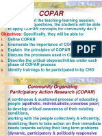 Community Organizing Participatory Action Research (COPAR)