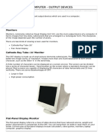 Computer Output Devices