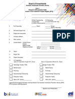 Board of Investments: Types of Cooperation Sought (Pls. Check) Types of Cooperation Offered (Pls. Check)