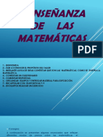 Enseñanza de Las Matemáticas