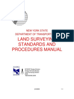 Land Surveying Standards and Procedures Manual: New York State Department of Transportation