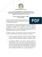 Decreto Executivo Conjunto - RELIGIOS