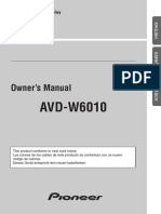 AVD-W6010: Owner's Manual