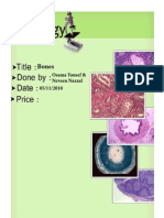 Histology, Lecture 9, Bone (Lecture Notes)