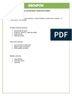 Menu Local by Rausch Experiencia Completa PDF