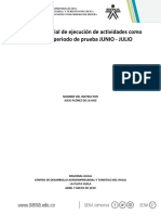 II Informe Parcial de Ejecución de Actividades Como Instructor Periodo de Prueba V1 JUNIO - JULIO