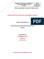 Sistema de Gestión de La Seguridad y Salud en El Trabajo SG