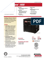 Power Wave I400: MIG, Pulsed-MIG, Flux-Cored, Metal-Cored, TIG (Lift Start Only)