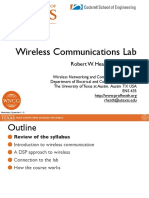 Wireless Communications Lab: Robert W. Heath Jr. PH.D, P.E. Ke5Ncg