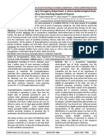 Evaluation of Acute Poisoning in Emergency Department: A Clinico-Epidemiological Study in Tertiary Care Teaching Hospital of Gujarat