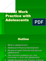 Social Work Practice With Adolescents