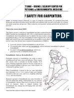 MDF Safety For Carpenters