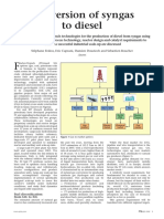 Conversion of Syngas To Diesel - Article Ptq-English PDF