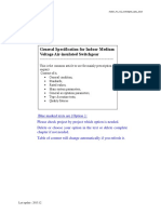 Specification For Tender AIS 17,5 KV Vacuum CB