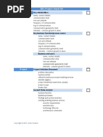 Ba Project Checklist PDF