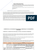 Área de E F Copia Pega Competencias, Capacidades, Desempeños