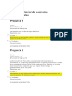 Evaluación Inicial de Contratos Internacionales