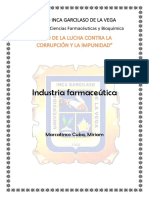 Cuestionario Industria Farmaceútica