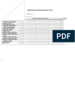 Checklist Monitoring Kebersihan