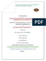 Nagarjuna College of Engineering and Technology: Effect of Additives On The Performance of Biodiesel Fueled Diesel Engine