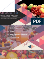 True Juice Project: Instructor: Quyen Do Nguyen, PHD