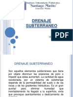 Drenaje Subterráneo