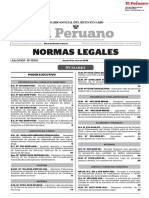 Decreto Supremo Que Aprueba El Reglamento de Seguridad y Salud en El Trabajo para El Sector Construcción