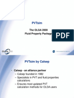 Pvtsim: The Olga 2000 Fluid Property Package