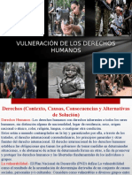 Vulneración de Los Derechos Humanos