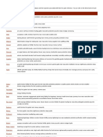 Herb Keyword Correspondences