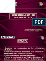 Clase 13 - Epidemiología de Los Desastres