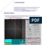 Brief:: Teach Tray Clamp Time Operation Procedure