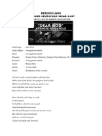 Resensi Lagu Avenged Sevenfold "Dear God"