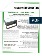 UNIVERSAL INJECTOR TESTER - Leaflet 1 Page PDF